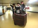 Getting up to mischief in the Myer Centre carpark…