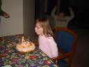 Vic’s birthday cake (with Aiden cheering in the background)