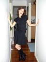 Before my first ever waitressing shift (I got my hair done after the photo was taken)