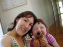 Me, Vic & the toy she named after me. Awww.